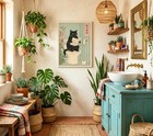 Coyikc Japanese Black Cat On Toilet Canvas Wall Art Funny 16 l X 12 w 