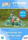 Eezy Peezy Mega Pyramid Monkey Bars Climbing Tower Active Outdoor Fun For Kid   