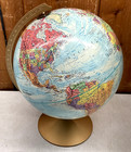 Vintage Replogle World Nation Series Raised Relief Topographical 12  Globe Ussr