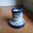 Antique 1890s Peebles Fine Cigars Cincinnati Advertising Porcelain Match Holder