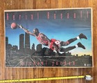 Vintage Michael Jordan Basketball Aerial Assault Poster Chicago Bulls Nba 1992