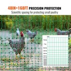 Electric Netting Fence Kit Pe Net Fencing 48 h X 168 l With Posts Spikes