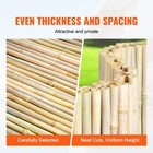 Natural Rolled Bamboo Fence Bamboo Panel 6 Ft H X 8 Ft L X 0 75 In D 