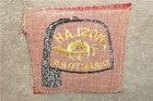 Orig Vintage Antique Moslah Shrine Fort Worth Texas Embroidered Emblem Patch Nos