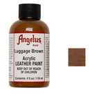 Angelus Brand Acrylic Leather Paint Waterproof Luggage Brown - 4 Oz