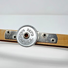 Vintage Queen Embroidery Hoop 12  Oval Tension Wheel Dial Wooden Felt Lined Usa