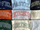 Personalized Embroidered Hoodie Custom Hoodie Text Logo Name Custom Embroidery