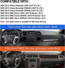 For 2007-2013 Chevy Silverado Gmc Sierra Cab Dashboard Cover Dash Mat Pad Black