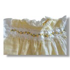 Vintage Lassie Togs Baby Girl Dress Yellow Lace Embroidered Flower 0-3 Months