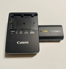 Canon Battery Lpe6nh 7 2v 2130mah  Canon Charger Included- Tested And Working