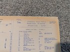Burlington Northern Railroad Condensed Track Profile Brookston Gunn Vintage 