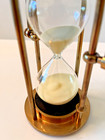 30 Minute Brass Hourglass  French Navy Admiralty By Authentic Models Inc