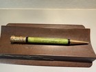 Vintage 1920   s Parker Mechanical Gold Filled Pencil Pen   Rare   Jade Color 