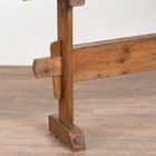 Rustic Carpenters Workbench Narrow Console Table Circa 1900 s