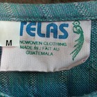Telas Guatemalan Shirt Vintage Hand Woven Ethnic Textile Unisex Size Medium