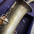 Vintage 1925 Frank Holton Co  Gold Plated Alto Saxophone Elkhorn Wis  With Case