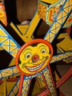 J  Chein Tin Litho Hercules Ferris Wheel Wind-up Toy Vintage Almost Works 