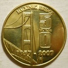 Mackinac Bridge Authority  st  Ignace  Michigan  Transit Token - Mi860n