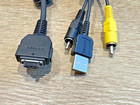 Sony Digital Camera Usb av Cable For Cybershot Dsc Series Genuine Oem