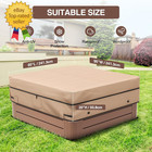 Outdoor Waterproof 600d Square Hot Tub Cover 95 X 95 Inch Fit 94 X 94 Or 93 X 93