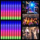 Led Light Up Foam Sticks 3 Modes Color Flashing Party Supplies For Wedding
