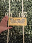 University Of Michigan - 1973 Press Football Season Parking Pass  Number 1