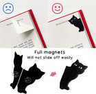 Magnetic Bookmarks-18 Pcs Bookmarks Black Cat Gifts For Book Lovers