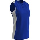 Champro Girls  Diamond Fastpitch Jersey Royal   White Sm