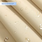 5-24ft Waterproof Sun Shade Sail Rectangle Canopy Patio Shelter Cover Pool Beige