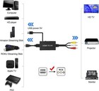 Hdmi To Rca Converter  Hdmi To Av 3rca Cvbs Composite Video Audio Converter Adap