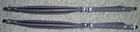 1-pair Accordion Straps   Padded Leather Adjustable  Nos  Length 29 1 4  To 36 