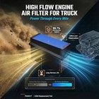New P640017 High Flow Engine Air Filter For Truck  Compatible With Kenworth And