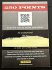 250 Points Panini Rewards Card Unused - Read