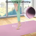 Thick Gym Exercise Mat Yoga Mat Pilates Workout Pad Non Slip Home Class Fitness