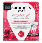 Summer s Eve Feminine Wipes Blissful Escape  Ph Balanced  12 Count