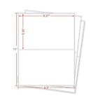 1000 Shipping Labels 8 5x5 5 Half Sheet Rounded Corner Self Adhesive 2 Per Sheet
