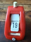 Vintage Perpetual Flip Desk Calendar    click-a-day     Mcm Plastic Office Decor