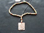 Hudson Bay Era  Fur Trade Gorget  Peace Medal Necklace  Engraved  Atl-1026 09322