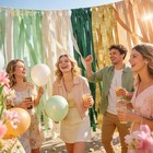 Wedding Party Decorations  5 Rolls Olive Green Khaki Crepe Streamers For Gree   