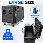 44x22x24inch Cable Trunk Ata Road Flight Case Stackable For Pro Audio Dj Touring
