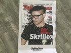 Rolling Stones Large Poster Featuring Skrillex Boy Behind Monster Beats   Aliens