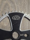Vintage Dk Bmx Iron Cross Machined Sproket Usa Made Black 44 Tooth Old School