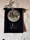 Vintage John Deere Pewter Christmas Ornaments     1998   2003 Complete 6-piece Run