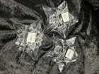 Set Of 3 Heavy Thick Glass Star Votive tea Light Candle Holders