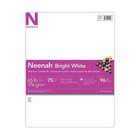 Astrobrights neenah Bright White Cardstock  8 5  X 11   65 Lb 176 Gsm  White  75
