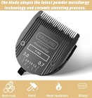  2 Pack  5-in-1 Replacement Clipper Blade  Detachable   2 Pack  Black