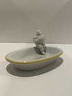 Vintage Michelin Bibendum Bib Ashtray With Figure Rare Japan