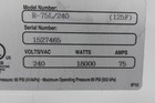Chronomite Labs R-75l 240 240vac 5 Max Gpm Electric Tankless Water Heater  c 