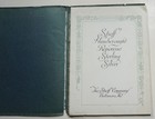 Stieff Handwrought Repousse Sterling Silver 1920 Catalog Stieff Company