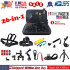 26 In 1 Accessories Kit Bundle For Gopro Hero 8 7 6 5 4 3 2 Session Mount Combo